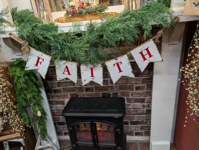 We have all kinds of wonderful real looking Christmas greenery and it's all 20% off now through the weekend.