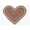 Braided Rug, Heart-shaped, 20