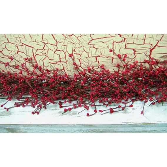 Red Pip Garland, 4 ft.