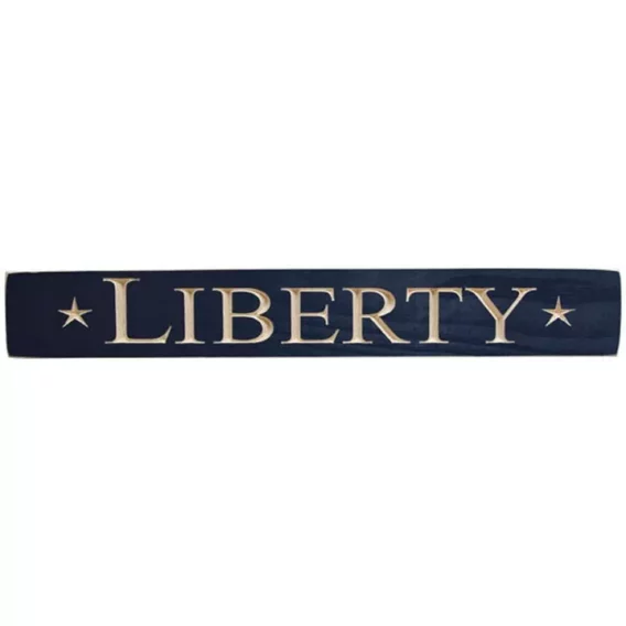 Liberty Engraved Sign, 24″