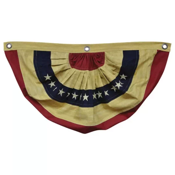 Aged Flag Bunting, 30″