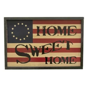 Home Sweet Home Flag Sign