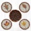 Coasters in a Basket - Fall Harvest Leaf