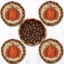 Coasters in a Basket - Harvest Pumpkin
